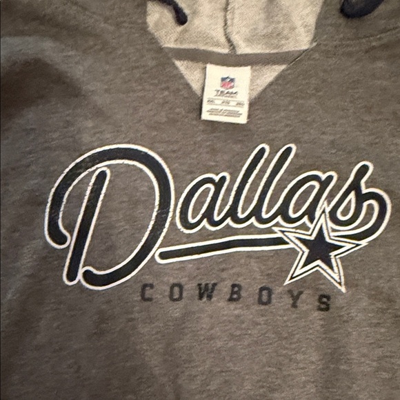NFL Dallas Cowboys Gray Hoodie - Picture 3 of 4